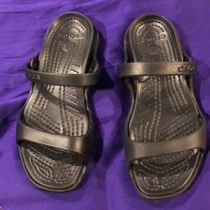 Crocs Cleo sandals. Size 8.